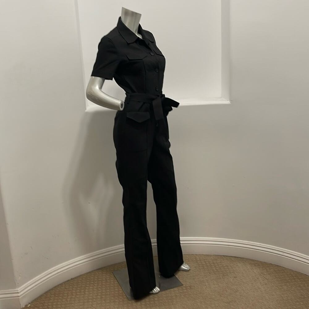 A.L.C. Livingston Short Sleeve Belted Button Fron… - image 6